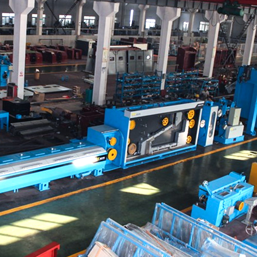 LHD450/13DT-CU Copper Rod breakdown machine with annealer online