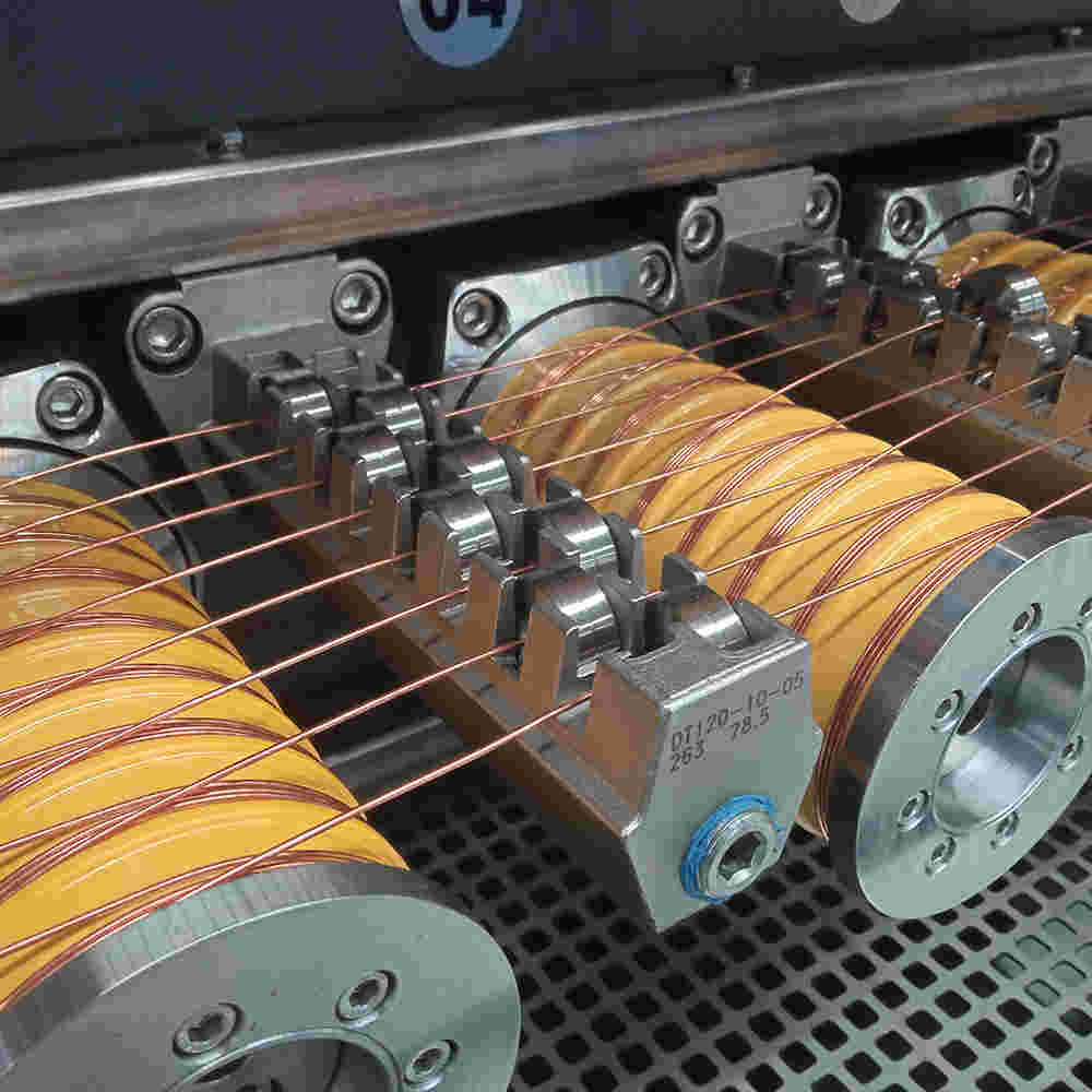 25/16DT Fine Copper wire drawing machine with annealer (16 lines)