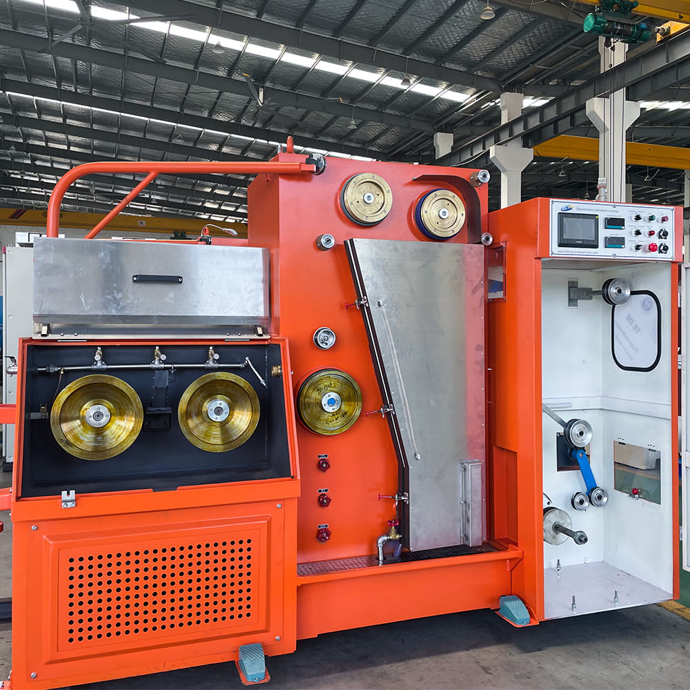 14DT Fine copper wire automatic drawing machine with continuous annealer
