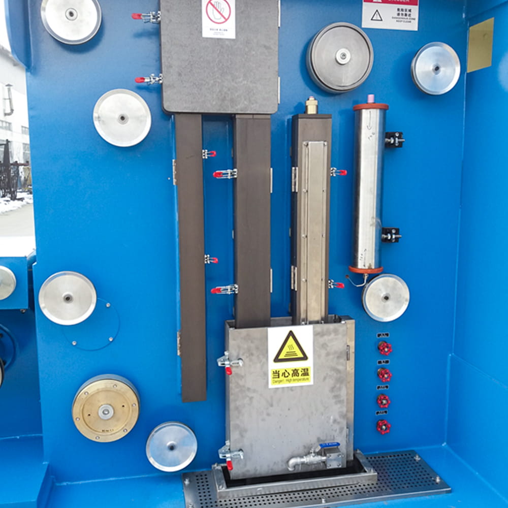 22DHT Fine brass wire drawing machine with continuous annealer online