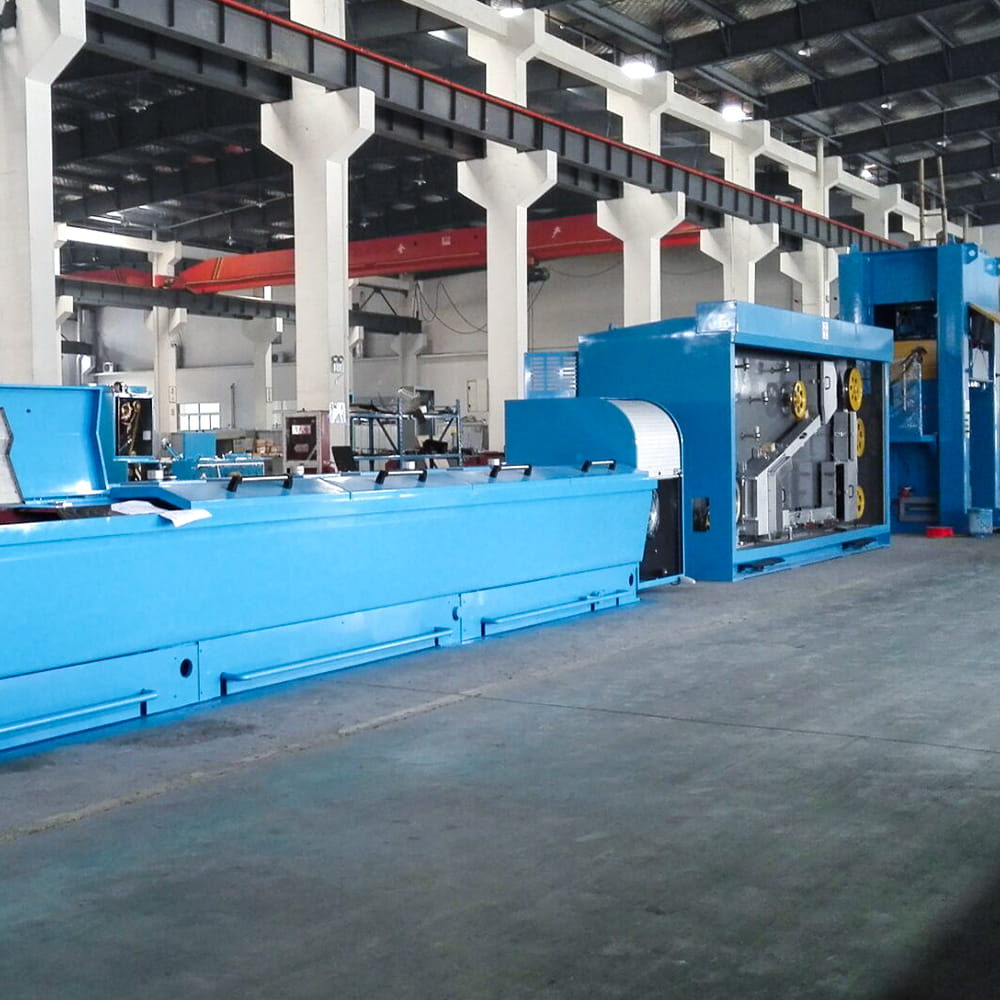 LHD450-13DT-AL Stright aluminum rod breakdown machine with annealer online